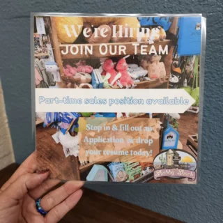 🌟 We’re Hiring 
Do you love sales & serving people? 
We’re a busy, growing shop looking for our next amazing team member!

🛍 What we offer:
✨ Fun, fast-paced retail environment 
✨ 15–30 hours/week (with potential to grow into full-time!)
✨ A chance to work with great people & awesome products
✨️amazing discounts
✨️paid training & product knowledge education 

💡 We’re looking for someone who is:
✔ Bubbly, motivated, and loves helping customers
✔️quick learner with positive attitude 
✔ Flexible to work mornings, afternoons, and weekends- we are open 7 days a week 

📍 Apply in-store or email me at ourshabbyshacklhc@gmail.com 
Serious inquiries only !
Come be part of something exciting!